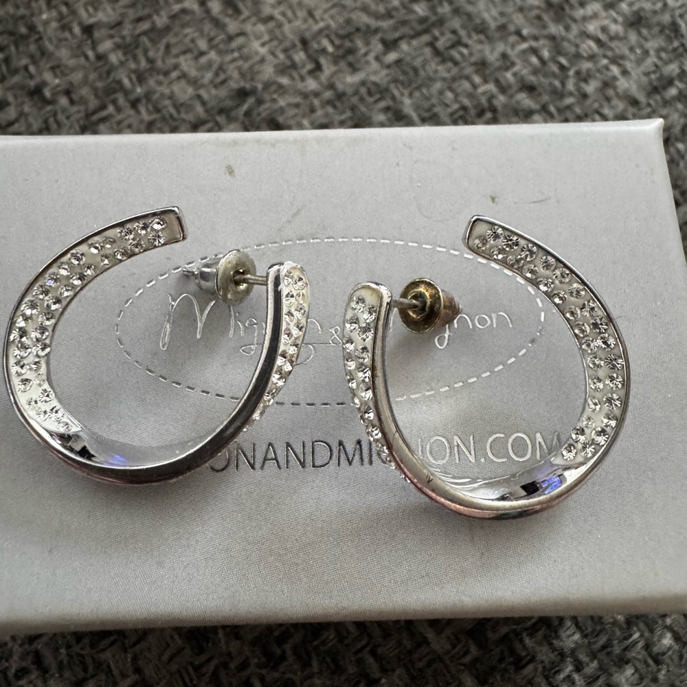 Elegant Silver Hoop Earrings